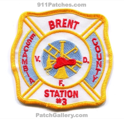 Brent Volunteer Fire Department Station 3 Escambia County Patch (Florida)
Scan By: PatchGallery.com
Keywords: vol. dept. vfd v.f.d. number no. #3 co.
