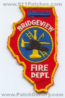 Bridgeview Fire Department Patch (Illinois)
Scan By: PatchGallery.com
Keywords: dept. state shape