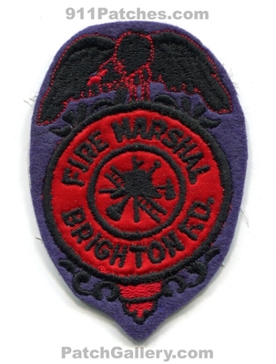 Brighton Fire Department Marshal Patch (Colorado)
[b]Scan From: Our Collection[/b]
Keywords: dept.