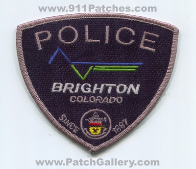 Brighton Police Department Patch (Colorado)
Scan By: PatchGallery.com
Keywords: dept. since 1887