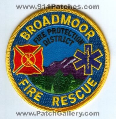 Broadmoor Fire Rescue Protection District Patch (Colorado)
[b]Scan From: Our Collection[/b]
