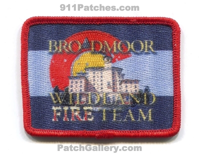 Broadmoor Fire Rescue Department Wildland Fire Team Patch (Colorado)
[b]Scan From: Our Collection[/b]
Keywords: dept. wildfire forest hotel