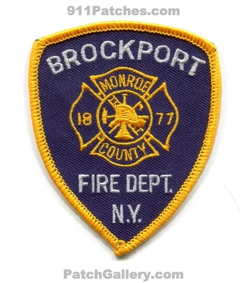 Brockport Fire Department Monroe County Patch (New York)
Scan By: PatchGallery.com
Keywords: dept. co. 1877