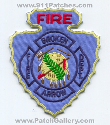 Broken Arrow Fire Department Patch (Oklahoma)
Scan By: PatchGallery.com
Keywords: dept.