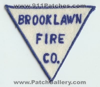 Brooklawn Fire Company (New Jersey)
Thanks to Mark C Barilovich for this scan.
(Confirmed)
www.brooklawnfire.org
Keywords: co.