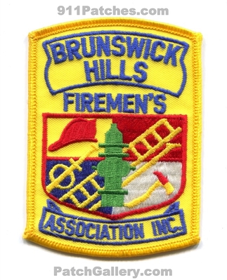 Brunswick Hills Firemens Association Inc Patch (Ohio)
Scan By: PatchGallery.com
Keywords: assoc. assn. inc. fire department dept.