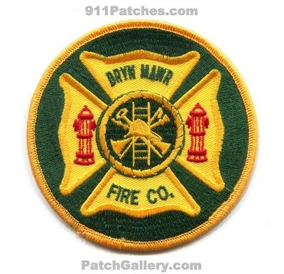 Bryn Mawr Fire Company Patch (Pennsylvania)
Scan By: PatchGallery.com
Keywords: co. department dept.