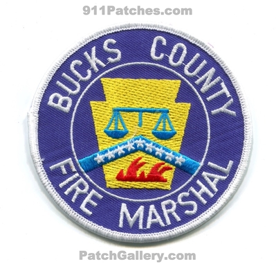 Bucks County Fire Marshal Patch (Pennsylvania)
Scan By: PatchGallery.com
Keywords: co. department dept.