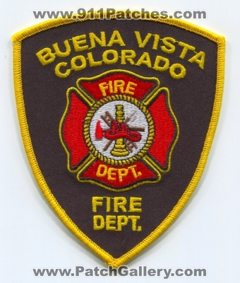 Buena Vista Fire Department Patch (Colorado)
[b]Scan From: Our Collection[/b]
Keywords: dept.