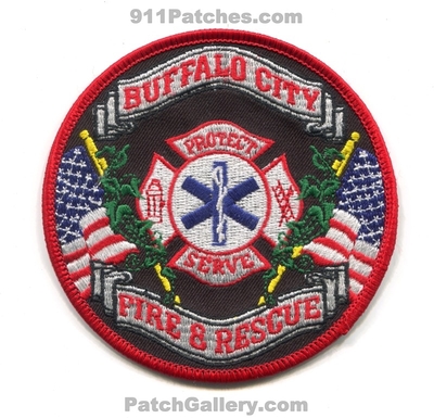 Buffalo City Fire and Rescue Department Patch (Missouri)
Scan By: PatchGallery.com
Keywords: & dept. protect serve