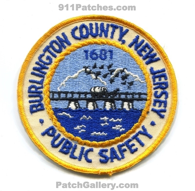 Burlington County Public Safety Department Patch (New Jersey)
Scan By: PatchGallery.com
Keywords: co. dept. of dps fire rescue ems police sheriffs 911 dispatcher communications 1681
