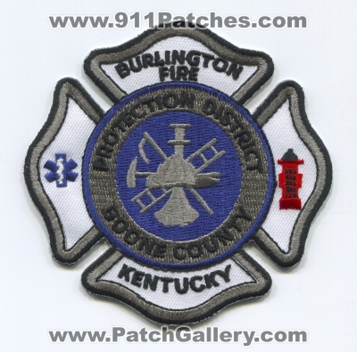 Burlington Fire Protection District Patch (Kentucky)
Scan By: PatchGallery.com
Keywords: prot. dist. department dept. boone county co.