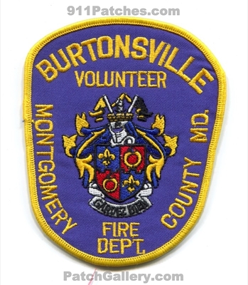 Burtonsville Volunteer Fire Department Montgomery County Patch (Maryland)
Scan By: PatchGallery.com
Keywords: vol. dept. co.