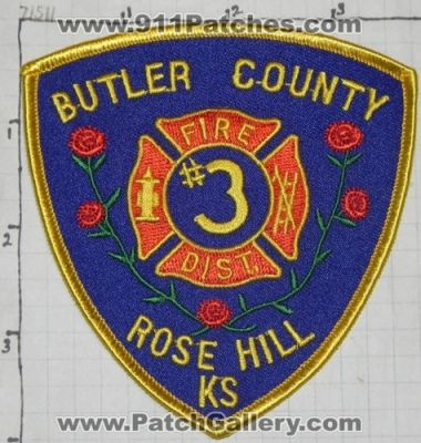 Butler County Fire District Number 3 (Kansas)
Thanks to swmpside for this picture.
Keywords: dist. #3 rose hill ks