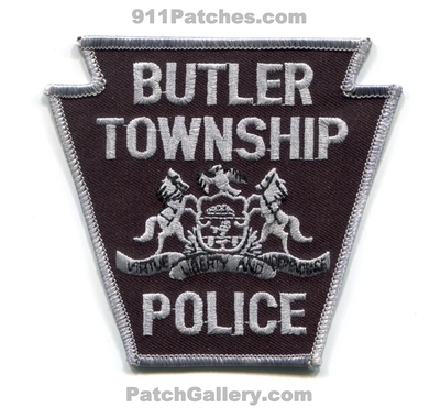 Butler Township Police Department Patch (Pennsylvania)
Scan By: PatchGallery.com
Keywords: twp. dept.