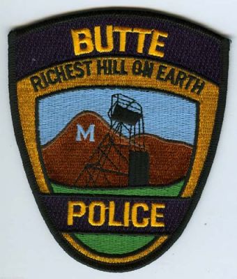 Butte Police (Montana)
Scan By: PatchGallery.com
