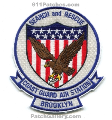 Coast Guard Air Station Brooklyn Search and Rescue USCG Military Patch (New York)
Scan By: PatchGallery.com
Keywords: cgas sar