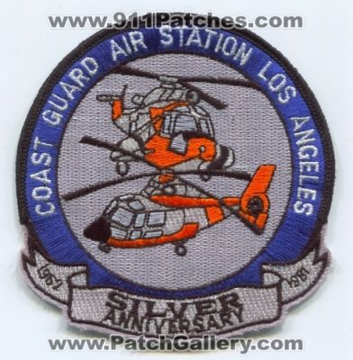 Coast Guard Air Station Los Angeles Silver Anniversary (California)
Scan By: PatchGallery.com
Keywords: cgas uscg helicopter
