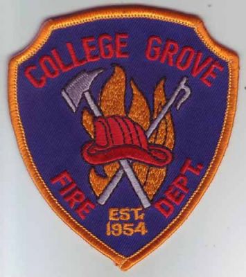 College Grove Fire Dept (Tennessee)
Thanks to Dave Slade for this scan.
Keywords: department