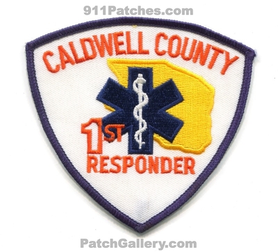 Caldwell County 1st Responder Patch (North Carolina)
Scan By: PatchGallery.com
