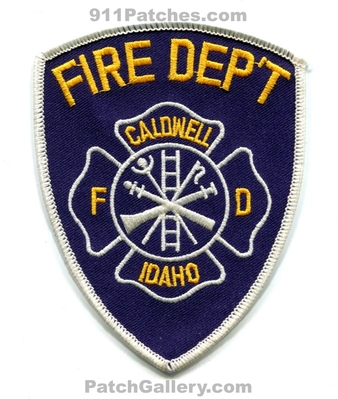 Caldwell Fire Department Patch (Idaho)
Scan By: PatchGallery.com
Keywords: dept.