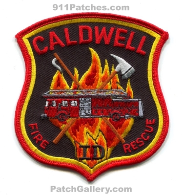 Caldwell Fire Rescue Department Patch (Idaho)
Scan By: PatchGallery.com
Keywords: dept.