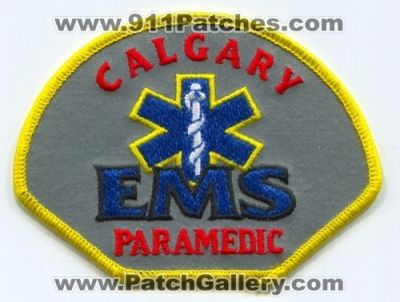 Calgary Emergency Medical Services EMS Paramedic Patch (Canada AB)
Scan By: PatchGallery.com
Keywords: ambulance