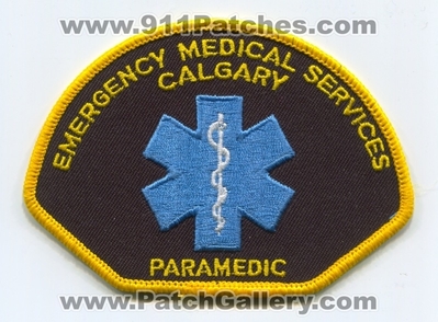 Calgary Emergency Medical Services EMS Paramedic Patch (Canada AB)
Scan By: PatchGallery.com
Keywords: emt ambulance