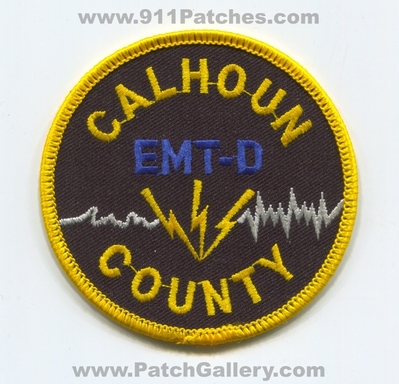 Calhoun County Emergency Medical Services EMS EMT-D Patch (Texas)
Scan By: PatchGallery.com
Keywords: co. technician ambulance