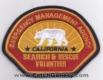 California Emergency Management Agency Search and Rescue Volunteer (California)
Thanks to Paul Howard for this scan.
Keywords: ema & sar