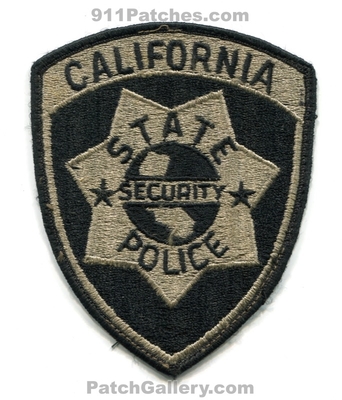 California State Police Security Patch (California)
Scan By: PatchGallery.com
