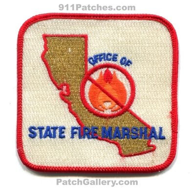 California State Fire Marshal Patch (California)
Scan By: PatchGallery.com
Keywords: office of