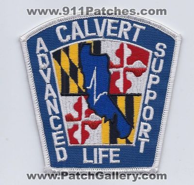 Calvert Advanced Life Support (Maryland)
Thanks to PaulsFirePatches.com for this scan. 
Keywords: als ems