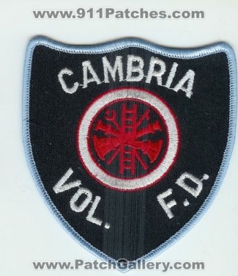 Cambria Volunteer Fire Department (Wisconsin)
Thanks to Mark C Barilovich for this scan.
Keywords: vol. f.d. dept.