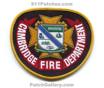 Cambridge Fire Department Patch (Canada Ontario)
Scan By: PatchGallery.com
Keywords: dept. 1973