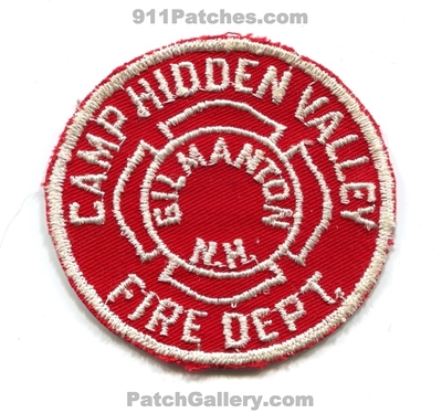 Camp Hidden Valley Fire Department Gilmanton Patch (New Hampshire)
Scan By: PatchGallery.com
Keywords: dept.