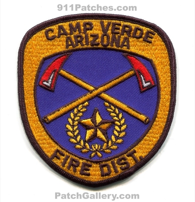 Camp Verde Fire District Patch (Arizona)
Scan By: PatchGallery.com
Keywords: dist. department dept.