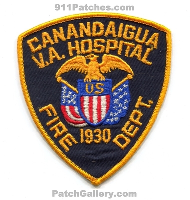 Canandaigua Veterans Administration VA Hospital Fire Department Patch (New York)
Scan By: PatchGallery.com
Keywords: affairs v.a. dept. us military 1930