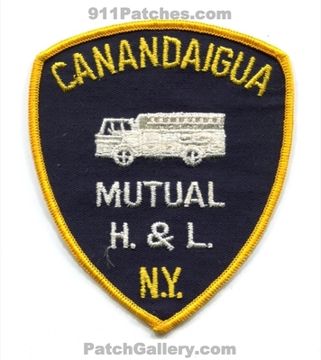 Canandaigua Mutual Hook and Ladder Fire Company Patch (New York)
Scan By: PatchGallery.com
Keywords: h.&l. hl co. department dept.