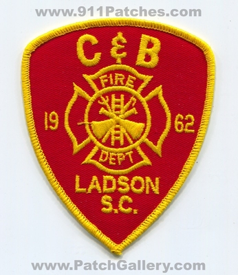 C&B Fire Department Ladson Patch (South Carolina)
Scan By: PatchGallery.com
Keywords: candb cb dept. s.c. 1962