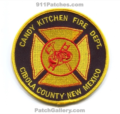 Candy Kitchen Fire Department Cibola County Patch (New Mexico)
Scan By: PatchGallery.com
Keywords: dept. co.