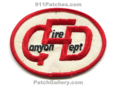 Canyon Fire Department Patch (Texas)
Scan By: PatchGallery.com
Keywords: dept. cfd