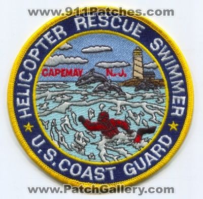 Cape May Helicopter Rescue Swimmer (New Jersey)
Scan By: PatchGallery.com
Keywords: uscg coast guard u.s.