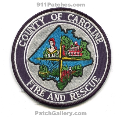Caroline County Fire and Rescue Department Patch (Virginia)
Scan By: PatchGallery.com
Keywords: co. & dept.