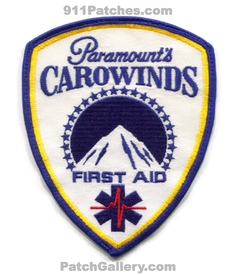 Carowinds Amusement Park First Aid Patch (North Carolina)
Scan By: PatchGallery.com
Keywords: paramounts ems emt paramedic
