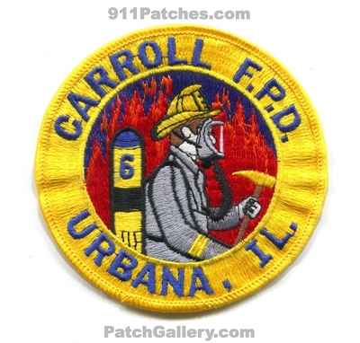 Carroll Fire Protection District 6 Urbana Patch (Illinois)
Scan By: PatchGallery.com
