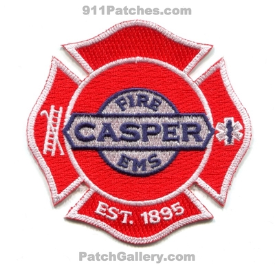 Casper Fire EMS Department Patch (Wyoming)
Scan By: PatchGallery.com
Keywords: dept. est. 1895