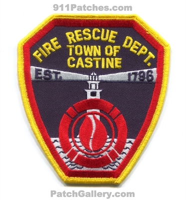 Castine Fire Rescue Department Patch (Maine)
Scan By: PatchGallery.com
Keywords: town of dept. est. 1796 lighthouse