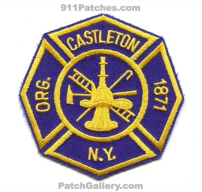 Castleton Fire Department Patch (New York)
Scan By: PatchGallery.com
Keywords: dept. org. 1871 n.y.