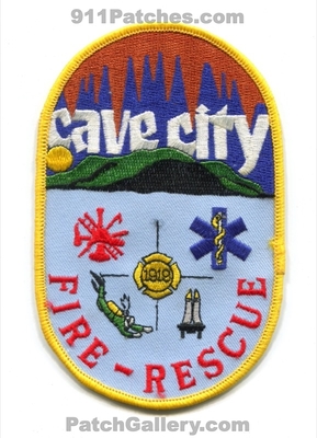 Cave City Fire Rescue Department Patch (Kentucky)
Scan By: PatchGallery.com
Keywords: dept. 1919